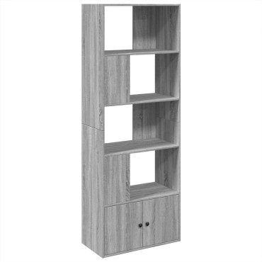 vidaXL Βιβλιοθήκη Γκρι Sonoma 70x36x189cm από Επεξεργ. Ξύλο 1 τεμ.