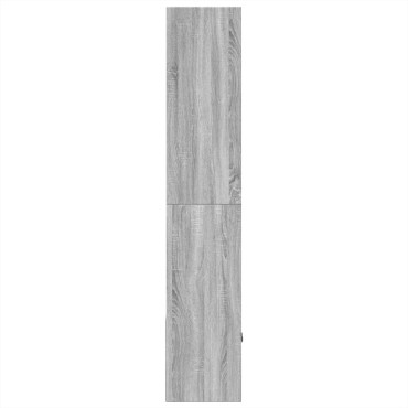vidaXL Βιβλιοθήκη Γκρι Sonoma 70x36x189cm από Επεξεργ. Ξύλο 1 τεμ.