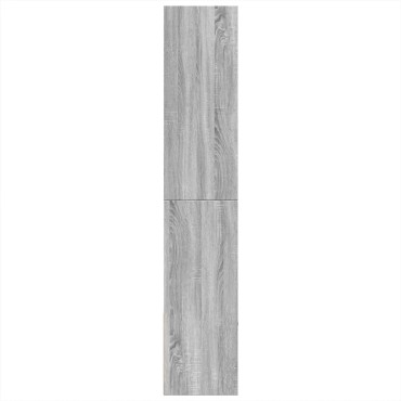 vidaXL Βιβλιοθήκη Γκρι Sonoma 100x36x189cm από Επεξεργ. Ξύλο 1 τεμ.