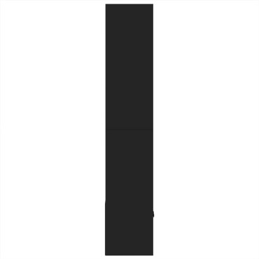 vidaXL Βιβλιοθήκη Μαύρη 70x36x189cm από Επεξεργασμένο Ξύλο 1 τεμ.