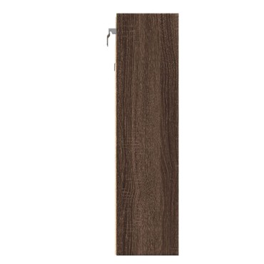 vidaXL Βιτρίνα Καφέ Δρυς 100x15x58cm από Επεξεργασμένο Ξύλο