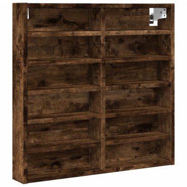 vidaXL Βιτρίνα Καπνιστή Δρυς 60x8,5x58cm από Επεξεργασμένο Ξύλο