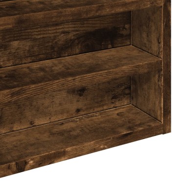 vidaXL Βιτρίνα Καπνιστή Δρυς 60x8,5x58cm από Επεξεργασμένο Ξύλο