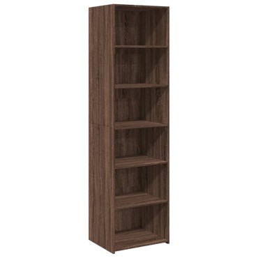 vidaXL Ντουλάπι Καφέ Δρυς 50x41x185cm από Επεξεργασμένο Ξύλο 1 τεμ.