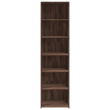 vidaXL Ντουλάπι Καφέ Δρυς 50x41x185cm από Επεξεργασμένο Ξύλο 1 τεμ.