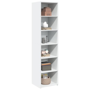 vidaXL Ντουλάπι Λευκό 45x41x185cm Επεξεργασμένο Ξύλο 1 τεμ.