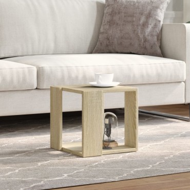 vidaXL Τραπέζι Σαλονιού Sonoma Δρυς 32x32x30cm Επεξεργασμένο Ξύλο 1 τεμ.