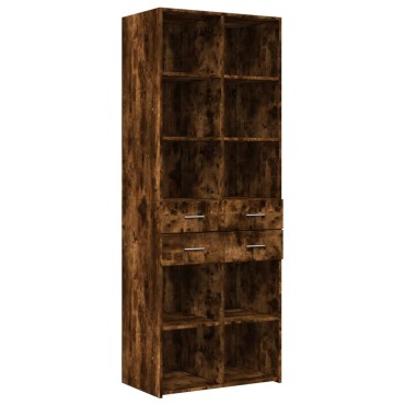 vidaXL Ντουλάπα Καπνιστή Δρυς 70x42,5x185cm από Επεξεργασμένο Ξύλο 1 τεμ.
