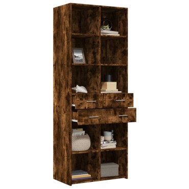 vidaXL Ντουλάπα Καπνιστή Δρυς 70x42,5x185cm από Επεξεργασμένο Ξύλο 1 τεμ.