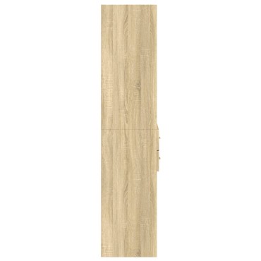 vidaXL Ντουλάπι Sonoma Δρυς 70x42,5x185cm από Επεξεργασμένο Ξύλο 1 τεμ.