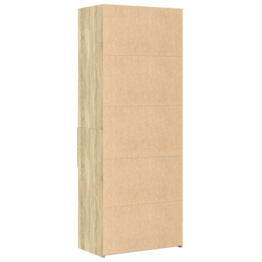vidaXL Ντουλάπι Sonoma Δρυς 70x42,5x185cm από Επεξεργασμένο Ξύλο 1 τεμ.