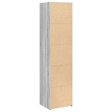 vidaXL Ντουλάπι Γκρι Sonoma 45x41x185cm Επεξεργασμένο Ξύλο 1 τεμ.