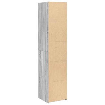 vidaXL Ντουλάπι Γκρι Sonoma 40x41x185cm Επεξεργασμένο Ξύλο 1 τεμ.
