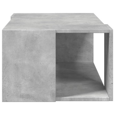 vidaXL Τραπεζάκι Σαλονιού Γκρι Σκυροδ. 89,5x48x30cm Επεξεργ. Ξύλο 1 τεμ.