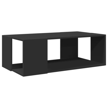 vidaXL Τραπεζάκι Σαλονιού Μαύρο 89,5x48x30cm Επεξεργασμένο Ξύλο 1 τεμ.