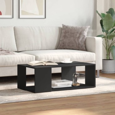 vidaXL Τραπεζάκι Σαλονιού Μαύρο 89,5x48x30cm Επεξεργασμένο Ξύλο 1 τεμ.