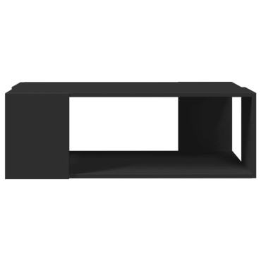 vidaXL Τραπεζάκι Σαλονιού Μαύρο 89,5x48x30cm Επεξεργασμένο Ξύλο 1 τεμ.