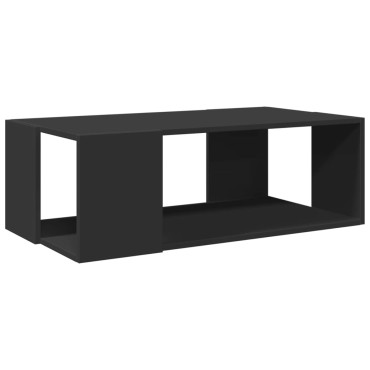 vidaXL Τραπεζάκι Σαλονιού Μαύρο 89,5x48x30cm Επεξεργασμένο Ξύλο 1 τεμ.