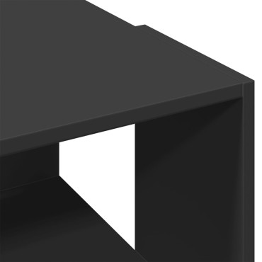 vidaXL Τραπεζάκι Σαλονιού Μαύρο 89,5x48x30cm Επεξεργασμένο Ξύλο 1 τεμ.