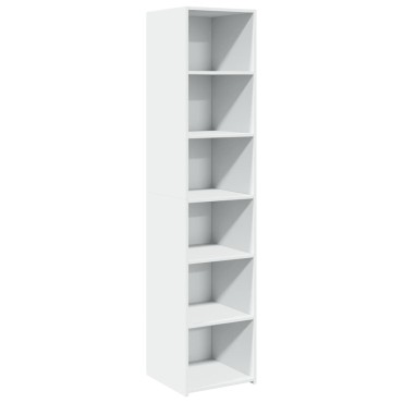 vidaXL Ντουλάπι Λευκό 40x41x185cm Επεξεργασμένο Ξύλο 1 τεμ.
