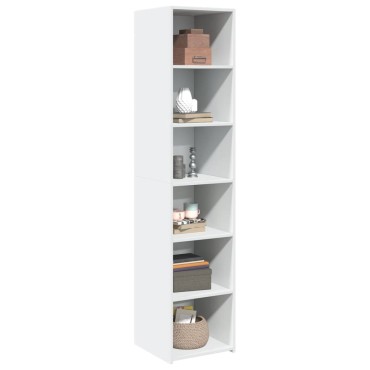 vidaXL Ντουλάπι Λευκό 40x41x185cm Επεξεργασμένο Ξύλο 1 τεμ.