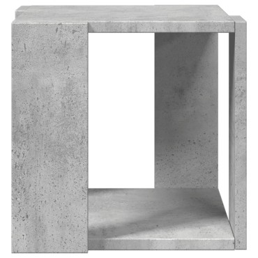 vidaXL Τραπεζάκι Σαλονιού Γκρι Σκυροδ. 32x32x30cm Επεξεργασμένο Ξύλο 1 τεμ.