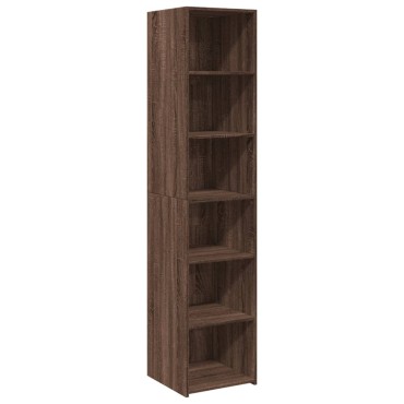 vidaXL Ντουλάπι Καφέ Δρυς 40x41x185cm Επεξεργασμένο Ξύλο 1 τεμ.
