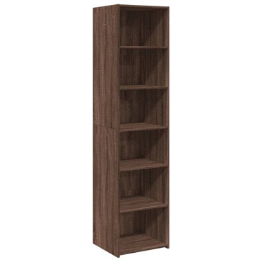 vidaXL Ντουλάπι Καφέ Δρυς 45x41x185cm Επεξεργασμένο Ξύλο 1 τεμ.