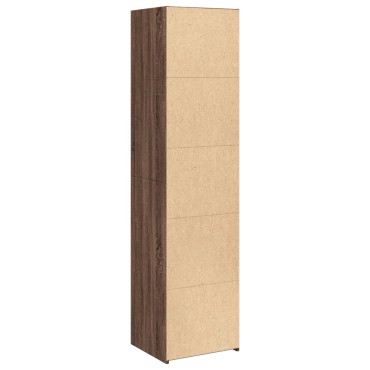 vidaXL Ντουλάπι Καφέ Δρυς 45x41x185cm Επεξεργασμένο Ξύλο 1 τεμ.