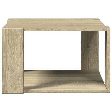 vidaXL Τραπεζάκι Σαλονιού Sonoma Δρυς 51,5x51,5x30cm Επεξεργ. Ξύλο 1 τεμ.