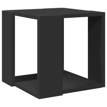 vidaXL Τραπεζάκι Σαλονιού Μαύρο 32x32x30cm Επεξεργασμένο Ξύλο 1 τεμ.