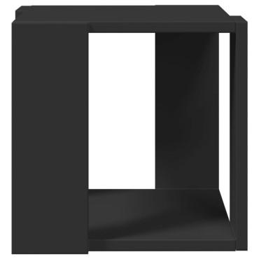 vidaXL Τραπεζάκι Σαλονιού Μαύρο 32x32x30cm Επεξεργασμένο Ξύλο 1 τεμ.
