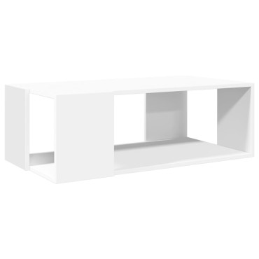 vidaXL Τραπεζάκι Σαλονιού Λευκό 89,5x48x30cm από Επεξεργ. Ξύλο 1 τεμ.
