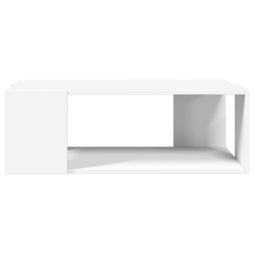 vidaXL Τραπεζάκι Σαλονιού Λευκό 89,5x48x30cm από Επεξεργ. Ξύλο 1 τεμ.