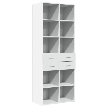 vidaXL Ντουλάπι Λευκό 70x42,5x185cm Επεξεργασμένο Ξύλο 1 τεμ.