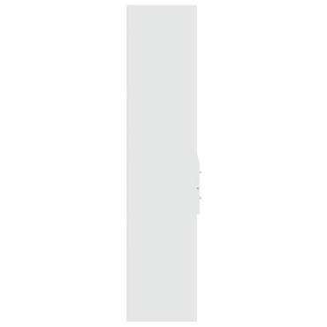 vidaXL Ντουλάπι Λευκό 70x42,5x185cm Επεξεργασμένο Ξύλο 1 τεμ.