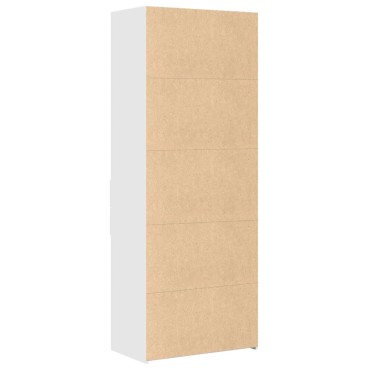 vidaXL Ντουλάπι Λευκό 70x42,5x185cm Επεξεργασμένο Ξύλο 1 τεμ.