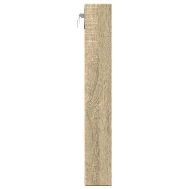 vidaXL Βιτρίνα Χρώμα Sonoma Δρυς 60x8,5x58cm από Επεξεργασμένο Ξύλο