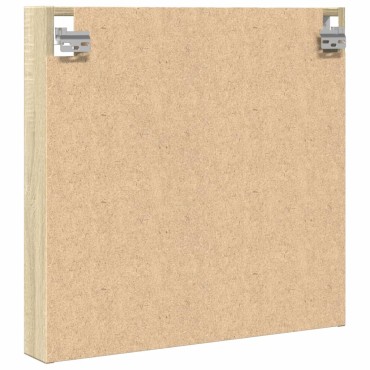 vidaXL Βιτρίνα Χρώμα Sonoma Δρυς 60x8,5x58cm από Επεξεργασμένο Ξύλο