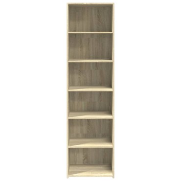 vidaXL Ντουλάπι Sonoma δρυς 50x41x185cm από Επεξεργασμένο Ξύλο 1 τεμ.