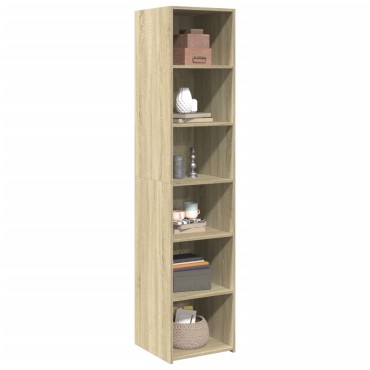 vidaXL Ντουλάπι Sonoma Δρυς 40x41x185cm Επεξεργασμένο Ξύλο 1 τεμ.