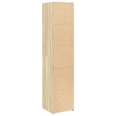 vidaXL Ντουλάπι Sonoma Δρυς 40x41x185cm Επεξεργασμένο Ξύλο 1 τεμ.