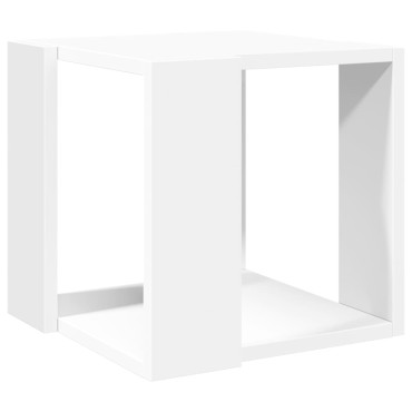 vidaXL Τραπεζάκι Σαλονιού Λευκό 32x32x30cm από Επεξεργ. Ξύλο 1 τεμ.