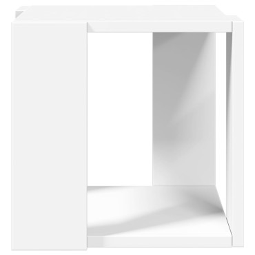 vidaXL Τραπεζάκι Σαλονιού Λευκό 32x32x30cm από Επεξεργ. Ξύλο 1 τεμ.
