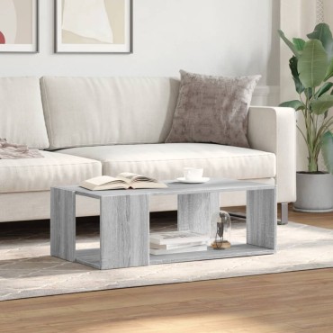 vidaXL Τραπεζάκι Σαλονιού Γκρι Sonoma 89,5x48x30cm 1 τεμ.