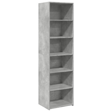 vidaXL Ντουλάπι Γκρι Σκυροδέματος 50x41x185cm από Επεξεργασμένο Ξύλο 1 τεμ.