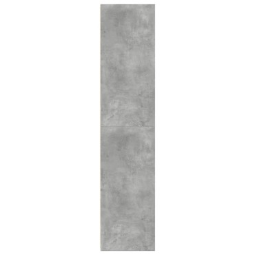 vidaXL Ντουλάπι Γκρι Σκυροδέματος 50x41x185cm από Επεξεργασμένο Ξύλο 1 τεμ.