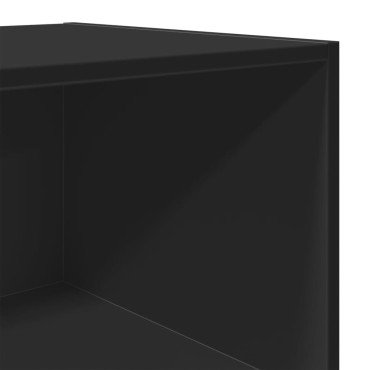 vidaXL Ντουλάπι Μαύρο 45x41x185cm Επεξεργασμένο Ξύλο 1 τεμ.