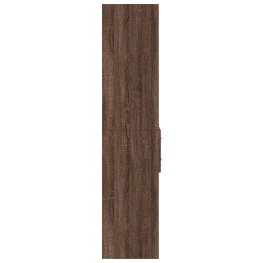 vidaXL Ντουλάπι Καφέ Δρυς 70x42,5x185cm από Επεξεργασμένο Ξύλο 1 τεμ.