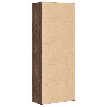 vidaXL Ντουλάπι Καφέ Δρυς 70x42,5x185cm από Επεξεργασμένο Ξύλο 1 τεμ.